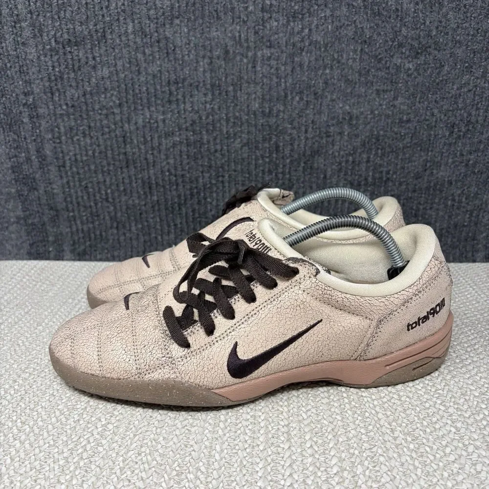Nike Total 90 Premium Pearl White Shadow Brown Soccer Shoes Mens 11 IH2090-200